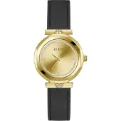 GUESS Analoog horloge goud / zwart / zilver
