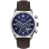 Breil Armband 'Classic Elegance' navy / donkerbruin / zilver