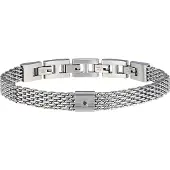 Breil Armband zwart / zilver