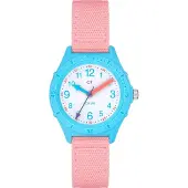 COOL TIME Horloge blauw / lichtblauw / pink / rosa