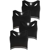 Schiesser Onderhemd ' Long Life Rib ' zwart
