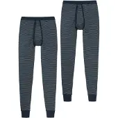 Schiesser Lange onderbroek 'Feinripp' donkerblauw