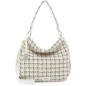 Tamaris Schoudertas 'Aimee' beige / grijs / wit