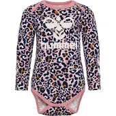 Hummel Rompertje/body bruin / rosé / zwart / wit
