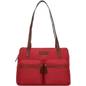 Greenburry Schoudertas bruin / rood