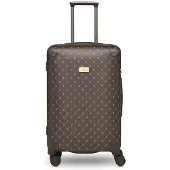 Lazarotti Trolley 'Palermo' donkerbruin / cranberry