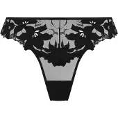 Hunkemoller String 'Ingrid Cheekini' zwart