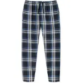 Schiesser Pyjamabroek 'Mix+Relax' donkerblauw / wit