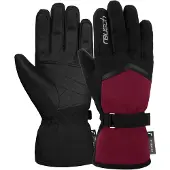 Reusch Sporthandschoenen 'Moni' donkerrood / zwart