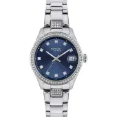 Breil Analoog horloge 'Classic Elegance' navy / zilver / transparant
