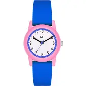 COOL TIME Horloge indigo / lichtroze / wit