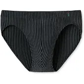 Schiesser Slip 'Long Life Soft' zwart / wit