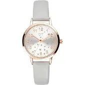 COOL TIME Horloge goud / lichtgrijs / parelwit