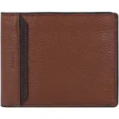 Fossil Portemonnee 'Huntington ' cognac / zwart