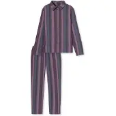 Schiesser Pyjama donkerblauw / lila