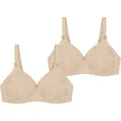 Triumph BH ' Doreen + Cotton ' beige