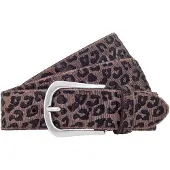 B.belt Riem Leder 80 cm grijs