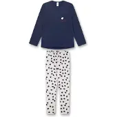 Sanetta Nachtkledij donkerblauw / wit