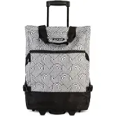 Punta Trolley 'Print' zwart / wit
