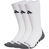 Adidas Sportsokken 'Performance Grip CLIMACOOL Cushioned Crew 3 Pairs' grijs / zwart / wit