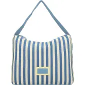 Tom Tailor Shopper 'Malie' crème / blauw