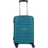 Cocoono Leon 4 wielen Cabinewagen 55 cm - Harde bagage - TSA slot - petrol