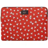 Wouf Laptoptas 'Rio' rood / offwhite