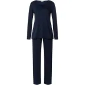 Hanro Pyjama donkerblauw