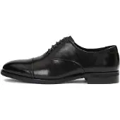 Kazar Black oxfords with overlapping nose