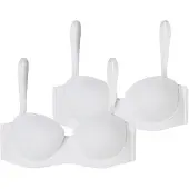 Schiesser BH ' Bandeau mit Schale - Unique Micro ' wit