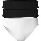 Calida Slip 'Essential' zwart / wit