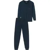 Schiesser Pyjama Men 182194 Comfort Essentials Night Blue-XXXXXXL