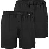 Schiesser Boxershorts zwart