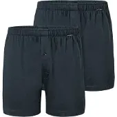 Schiesser Boxershorts ' Basic ' nachtblauw