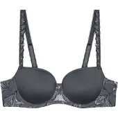 Triumph Voorgevormde bh Wild Iris Florale | Maat: 85C | Kleur: Antraciet