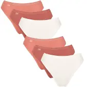 Sloggi Slip 'Basic+' mandarijn / donkeroranje / wit