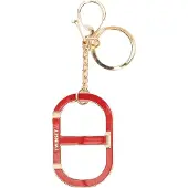 Twin set Sleutelhanger goud / rood