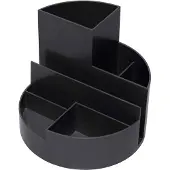 MAUL Pennenkoker MAULrundbox kunststof 14 x 14 x 12.5 cm zwart