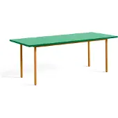 HAY Tafel Two-Colour Ochre Powder Coated Steel Frame Green Mint L200 x W90 x H74 cm