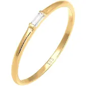 Elli PREMIUM Ring 'Topas' goudgeel