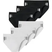 Schiesser Slip grijs / zwart