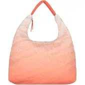 Tom Tailor DENIM Shopper 'Lexa' oranje / wit