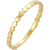 Elli PREMIUM Ring 'Kreis' goud