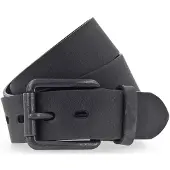 Vanzetti Leren Riem Denim Love 40mm Full Leather Belt W115 Black Zwart