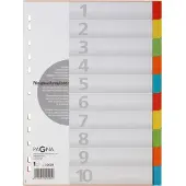 Pagna Register 10tlg. mit Deckblatt 5-farbig