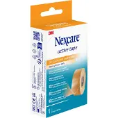 3M Nexcare Active Tape | Polstert & beschermt | Blijft tot 48 u zitten | Waterdicht | Knipbaar | 2,5 cm x 4,5 m | Huidskleur 1 St Verband(en)