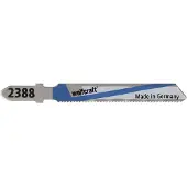 Wolfcraft 2388000 Lot de 2 Lames de scie sauteuse BIM queue en T Profondeur de coupe 1-3 mm