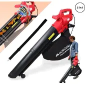 Mobiclinic Mobiclean - Bladblazer - Stofzuiger - Bladvergruizer - 900W - 6 Snelheden - 3 in 1 - Lichtgewicht - 35L - Snelheid van het blazen 270 km/u - Voor de tuin - 220V - Schouderband