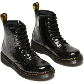 Dr. Martens Laarzen '1460' zwart / zilver