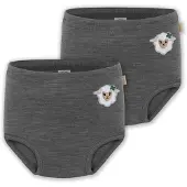 Normani Onderbroek 'Tokoroa' antraciet / wit